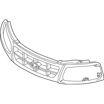 2002 Ford Expedition Grille - XL1Z-8200-DAA