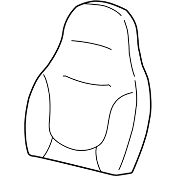 Ford 3L3Z-1564417-BAB Seat Back Cover Assembly