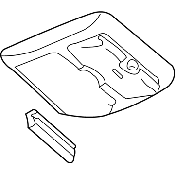 Ford 3L8Z-78519A70-BAB Console Assembly - Overhead