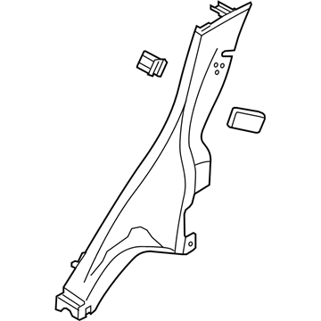 Ford BE8Z-5431012-AB Lower Quarter Trim