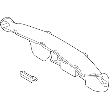 Lincoln DA5Z-5445594-AB Trunk Lid Trim