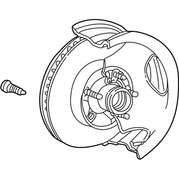 Ford YL5Z-1V102-G Hub And Disc Assembly