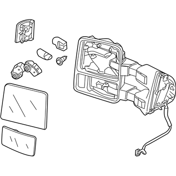 Ford 9C3Z-17683-FA Mirror Assembly - Rear View Outer