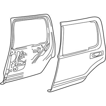 Lincoln 5C5Z-7824630-A Door Shell