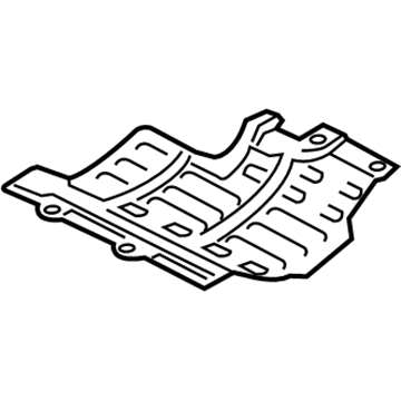 Ford EcoSport Oil Pan Baffle - CA6Z-6687-A