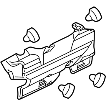 Ford BC3Z-6K089-B Insulator - Engine Compartment