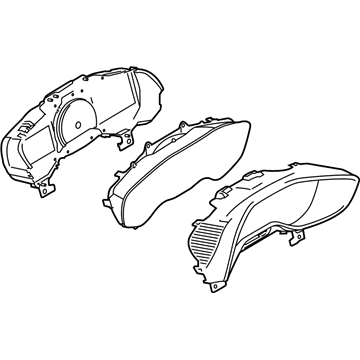 Ford HM5Z-10849-AA Cluster Assembly