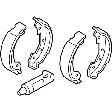 Ford LU2Z-2V200-C Brake Shoes