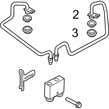 Ford BB5Z-7R081-B Inlet Tube