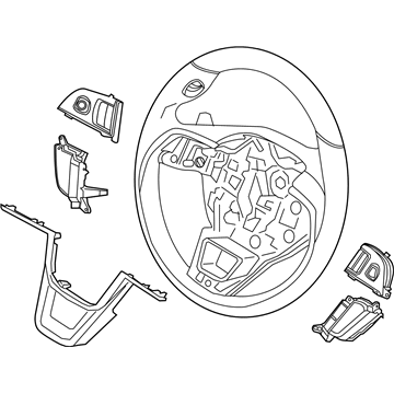 Ford LJ7Z-3600-BE WHEEL ASY - STEERING