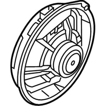 Ford DA6Z-18808-B Front Driver Speaker