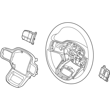 Ford ML3Z-3600-CB WHEEL ASY - STEERING