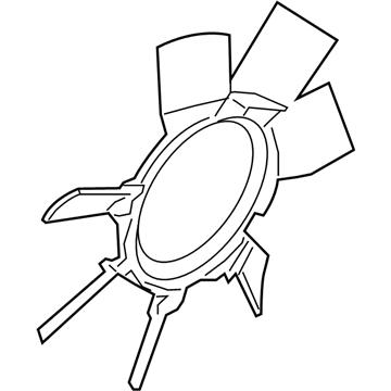 2023 Ford Ranger Engine Cooling Fan - KB3Z-8600-A