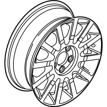 Lincoln 6W1Z-1007-B Wheel, Alloy