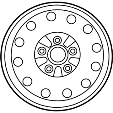 Lincoln 1W1Z-1007-DA Spare Wheel