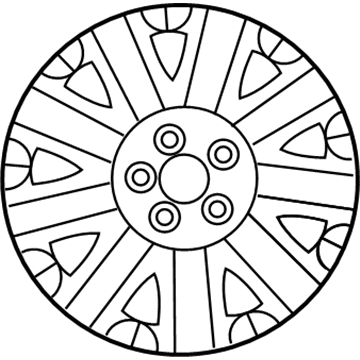 Lincoln 6W1Z-1007-A Wheel, Alloy