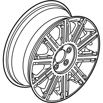 Lincoln 6W1Z-1007-DA Wheel, Alloy