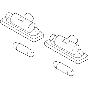 Ford 8T5Z-13550-B License Lamp