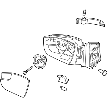 Ford CJ5Z-17683-FA Mirror Assembly - Rear View Outer