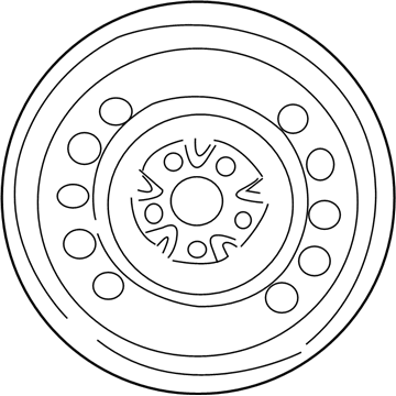 Mercury YL8Z-1015-AA Spare Wheel