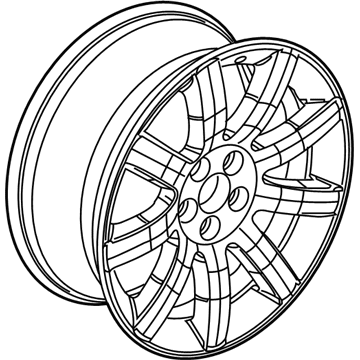 Ford BA8Z-1007-D Wheel, Alloy