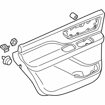 Ford LC5Z-7827406-EB PANEL - DOOR TRIM - LOWER