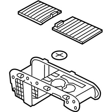 Lincoln AE9Z-7406010-AA Compartment