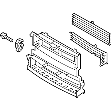 Ford DS7Z-8475-B Radiator Shutter Assembly