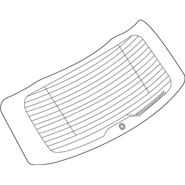 Ford LJ6Z-7842006-C Lift Gate Glass