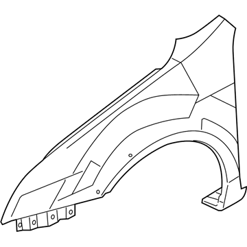 Lincoln 6H6Z-16005-AA Fender