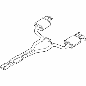 Ford KR3Z-5230-P MUFFLER ASY - CENTRE AND REAR