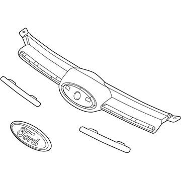 Ford BM5Z-8200-A Grille Assembly