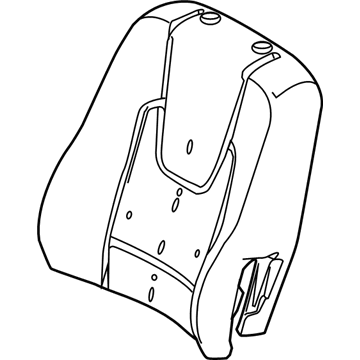 Ford CE5Z-5464810-A Seat Back Pad