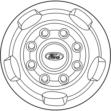 Ford JC3Z-1007-D Wheel, Alloy