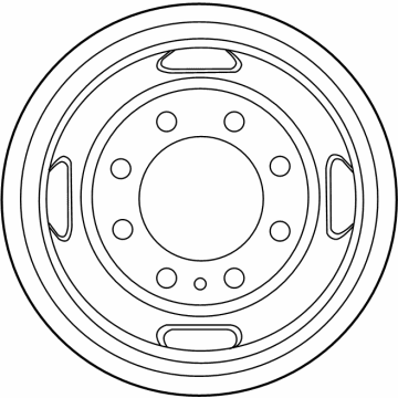 Ford HC3Z-1015-A Wheel, Steel