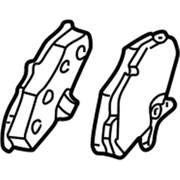 Mercury 1U2Z-2V200-PA Brake Pads