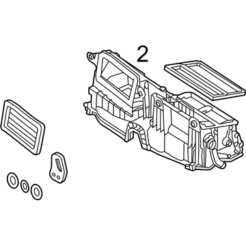 Lincoln AE5Z-19C974-A A/C & Heater Case