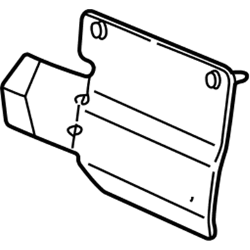 Mercury F6DZ-3F540-A Heat Shield