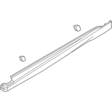 Ford CP9Z-5810176-B Rocker Molding