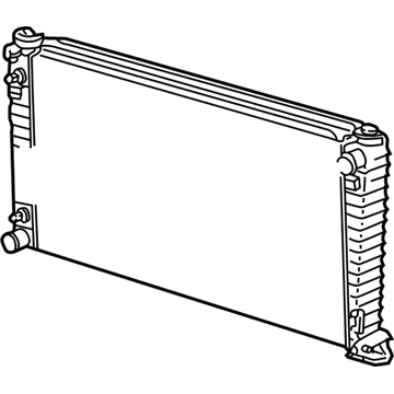 1998 Ford F-250 Radiator - F75Z-8005-GA