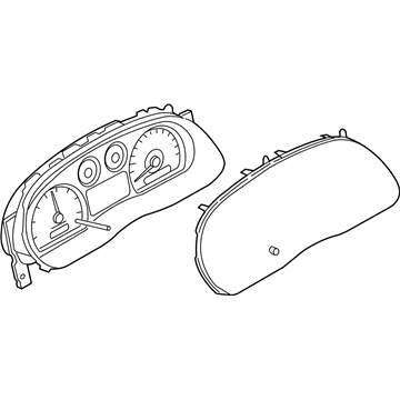 Ford 7L5Z-10849-CB Instrument Cluster