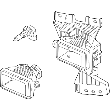 Ford LC3Z-15200-A Fog Lamp Assembly