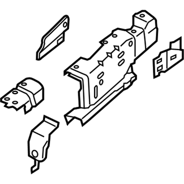 Lincoln EJ7Z-16154-B Outer Reinforcement