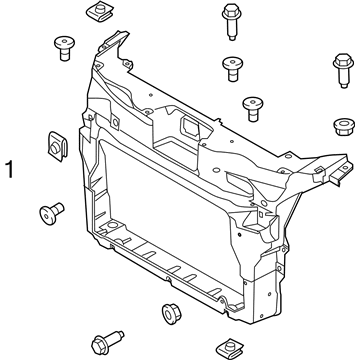 Ford BB5Z-16138-A Radiator Support