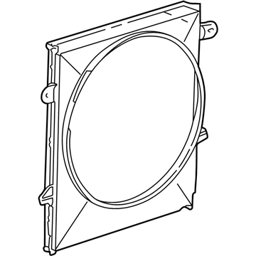 Ford F87Z-8146-AC Shroud - Radiator Fan