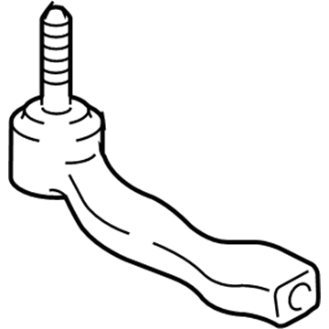 Lincoln 3W4Z-3A130-AA Outer Tie Rod