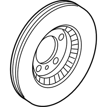 Mercury Brake Disc - 6U2Z-1V125-H