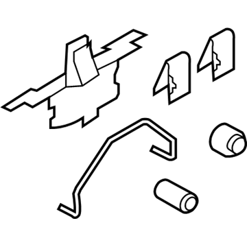 Lincoln 6U2Z-2321-E Brake Pads Mount Kit