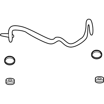 Lincoln MKC Automatic Transmission Oil Cooler Line - F1FZ-7A031-C