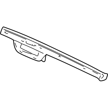 Mercury 6W3Z-54046A62-AA Trim Molding